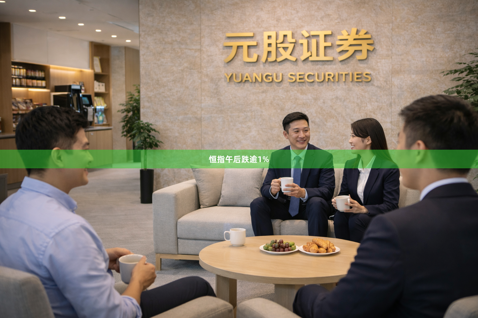恒指午后跌逾1%