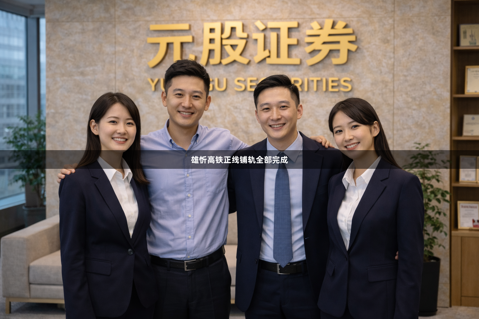 雄忻高铁正线铺轨全部完成