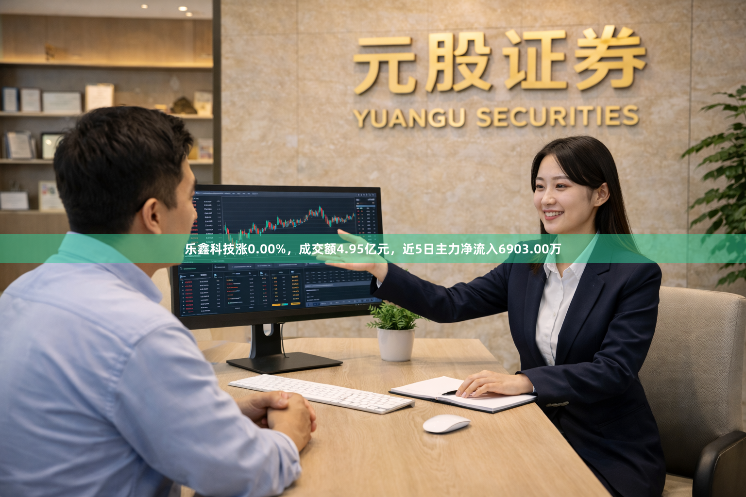 乐鑫科技涨0.00%，成交额4.95亿元，近5日主力净流入6903.00万
